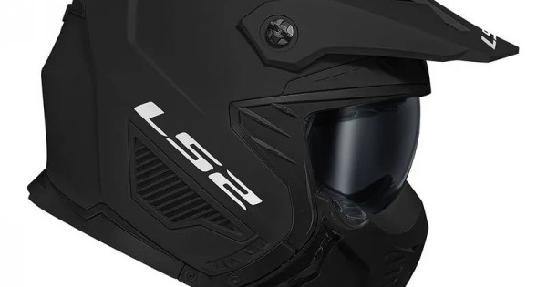 CAPACETE LS2 OF606 DRIFTER PRETO FOSCO 4 EM 1